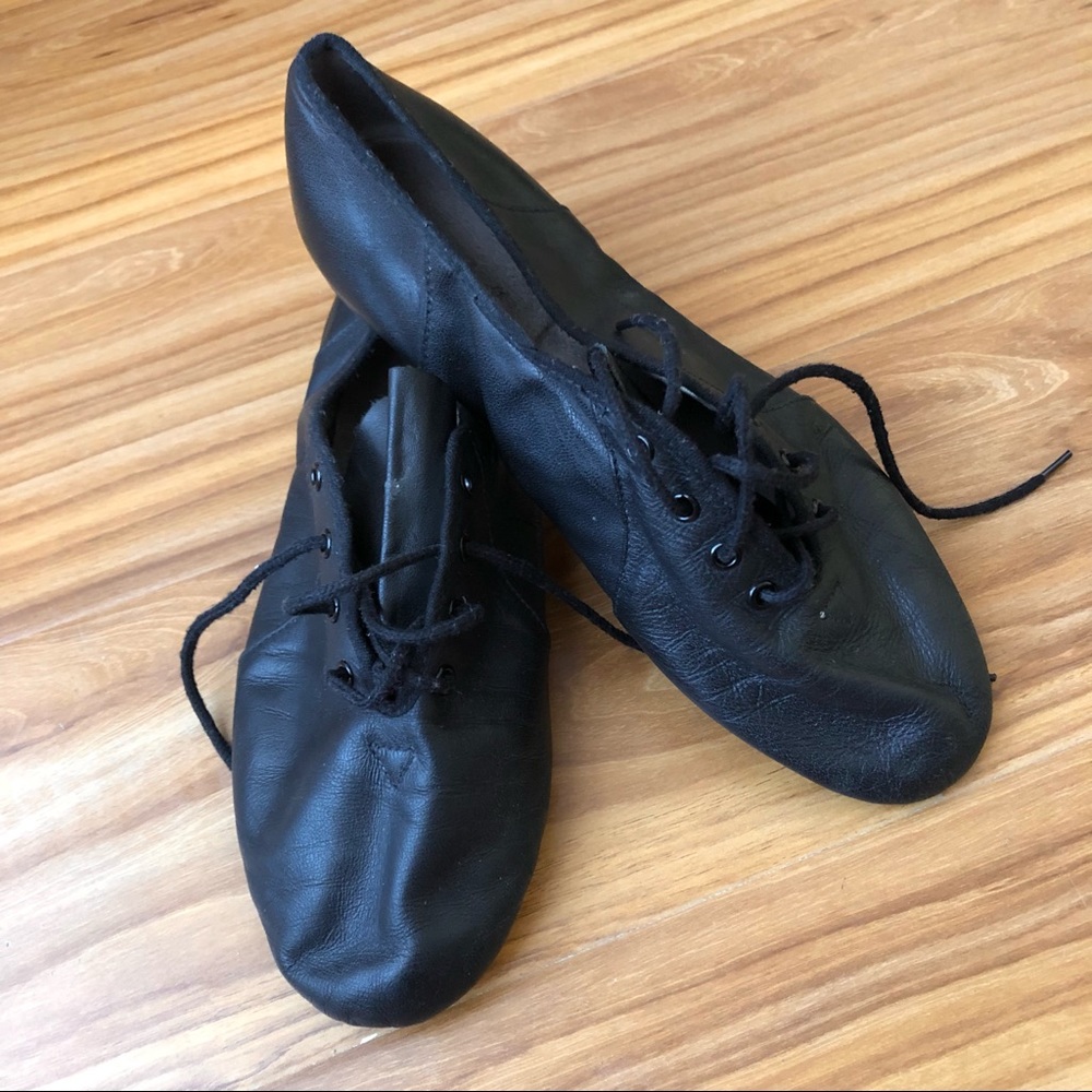 Bloch lace up jazz shoes sz 8